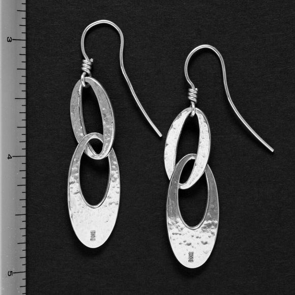 Retired James Avery Dangle Drop Earrings - Picture 2 of 4